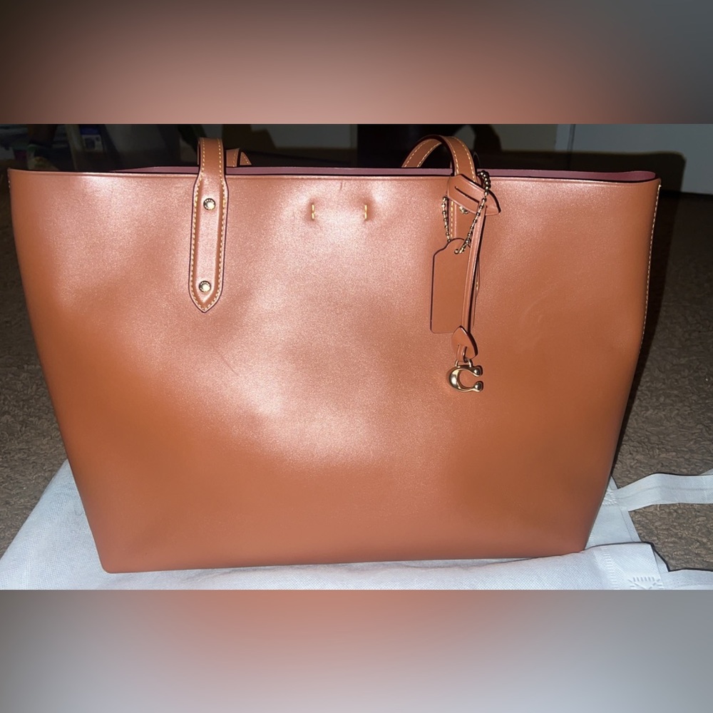 Coach Central Tote Tan